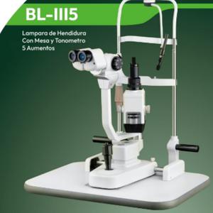 LAMPARA DE HENDIDURA CON MESA Y TONOMETRO 