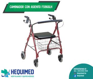 CAMINADORA CON ASIENTO Y CANASTA