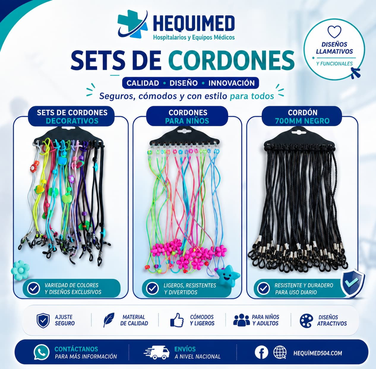 SET DE CORDONES DE NIÑO