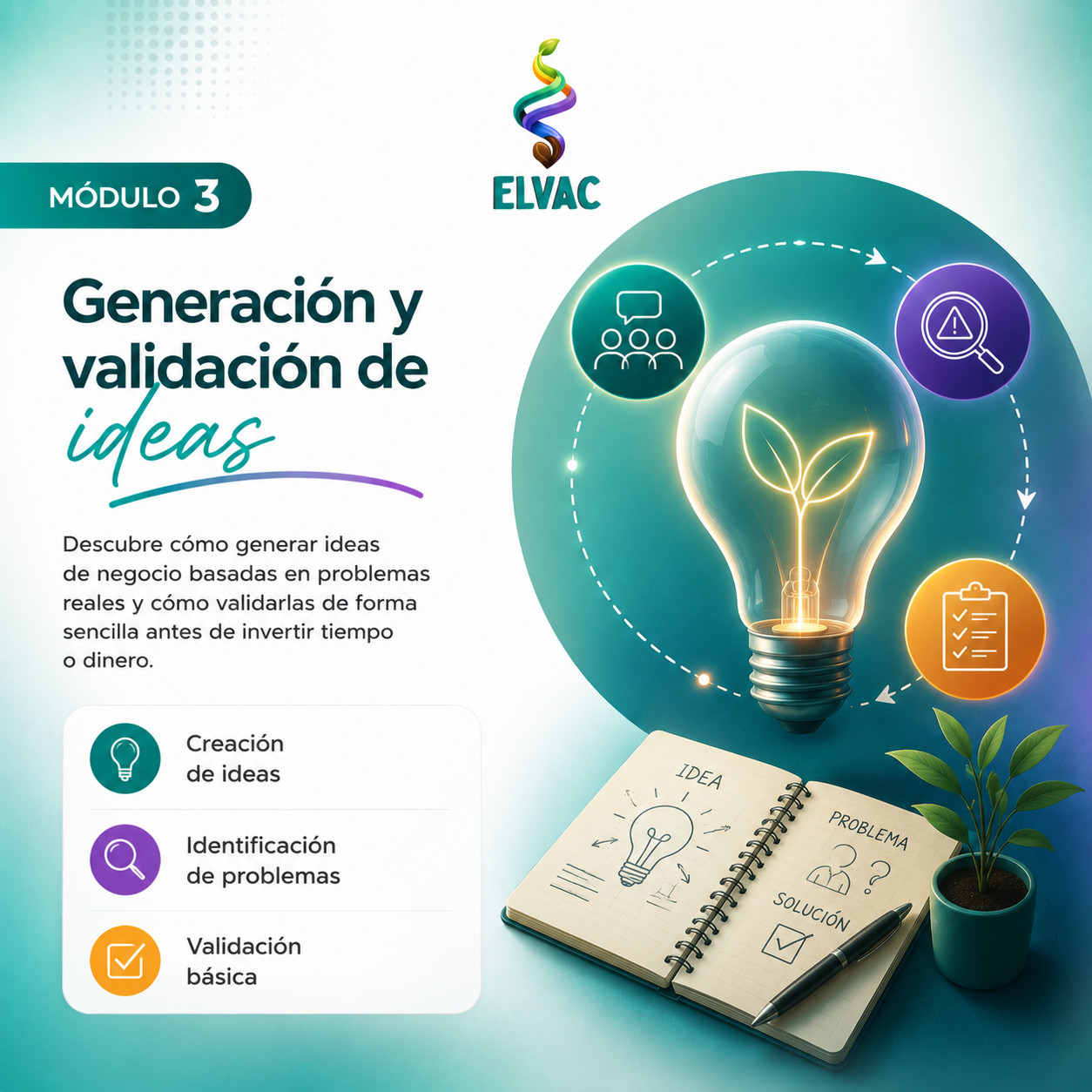 MÓDULO 3: Generación y validación de ideas