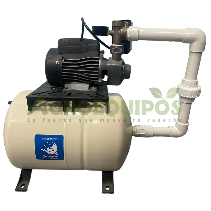 Bomba para cisterna Pearl de 1/2HP con tanque de 20lts