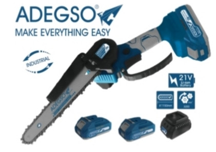 MOTOSIERRA DE LITIO DE 6" 21 V,  ADEGSO 