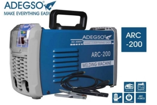 SOLDADOR ADEGSO INVERSOR  200A(110V/220V), AD 40001
