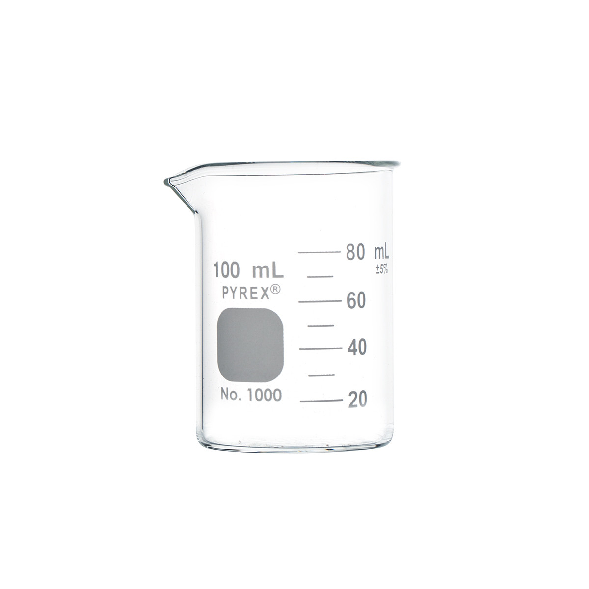 BEAKER DE VIDRIO X 100 mL, vidrio borosilicato 