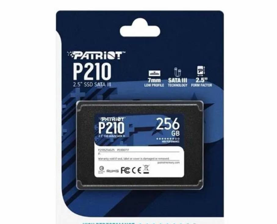 SSD PATRIOT P210 SATA III 256GB