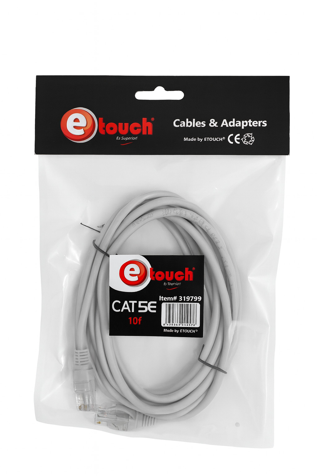 CABLE DE RED CATEGORIA 5E ETOUCH - 10 FT (3 METROS)