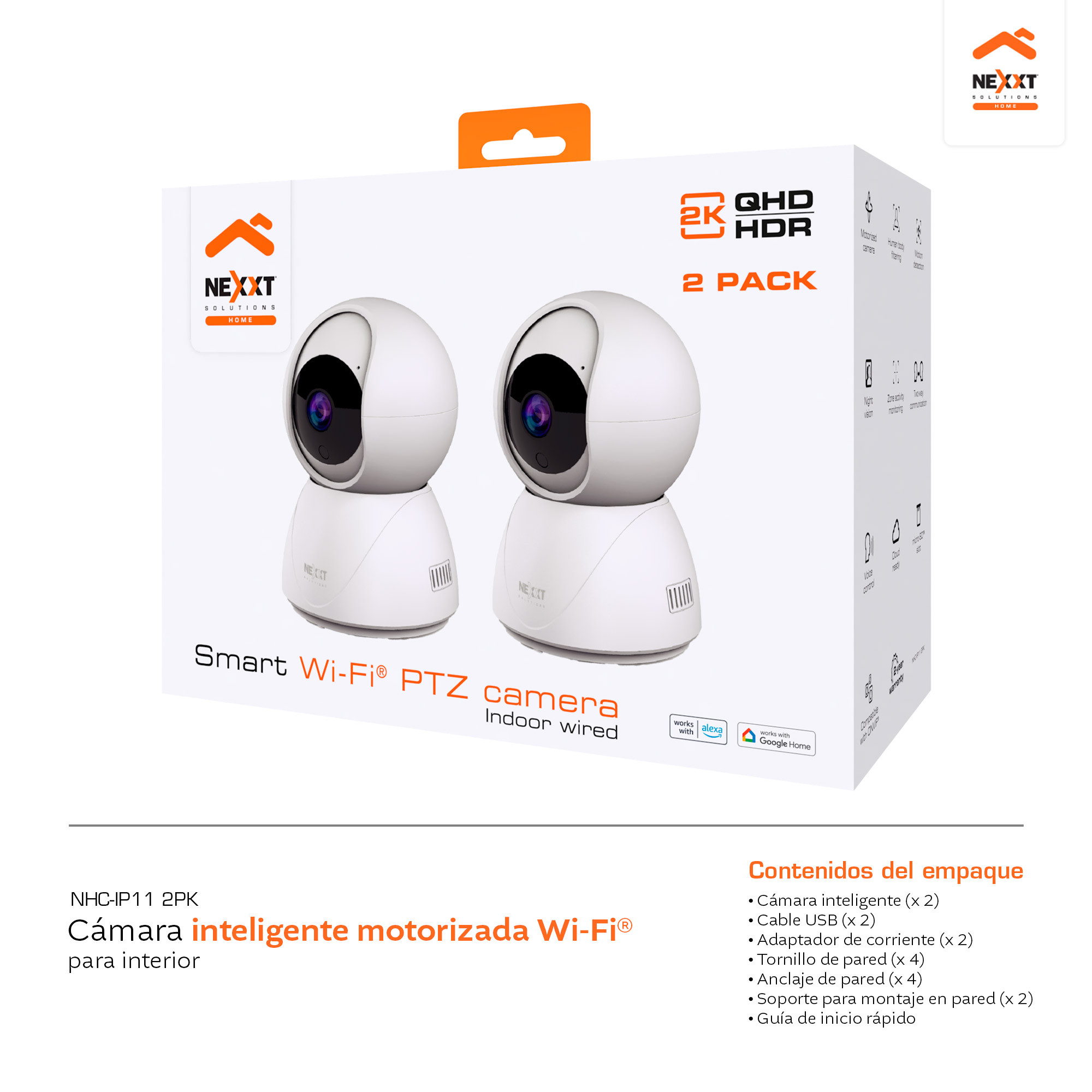 CAMARA NEXXT 2K - TWO PACK