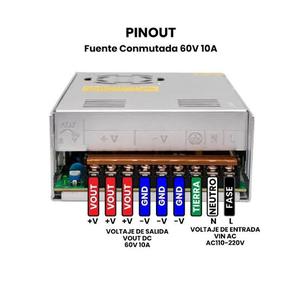 FUENTE CONMUTADA 60V