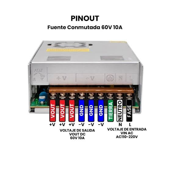 FUENTE CONMUTADA 60V