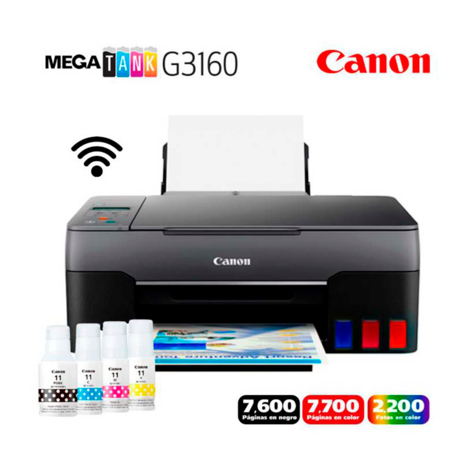 IMPRESORA MULTIFUNCIONAL CANON G3160