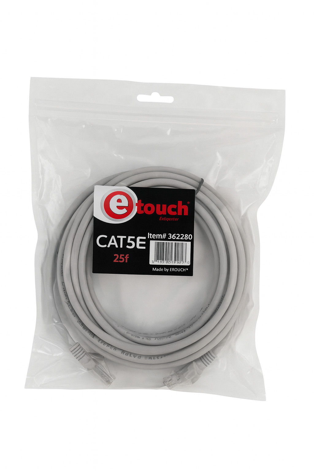 CABLE DE RED CATEGORIA 5E ETOUCH - 25 FT (7.5 MTS)