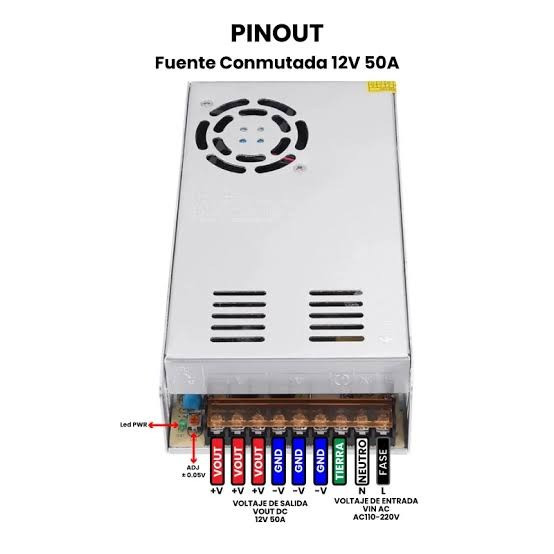 FUENTE CONMUTADA 50V