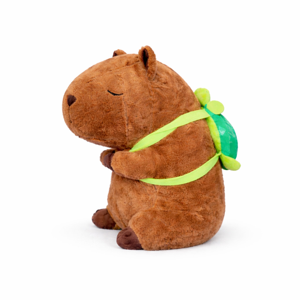 Peluche Capibara con Tortuguita 🐾🐢 - 40 cms