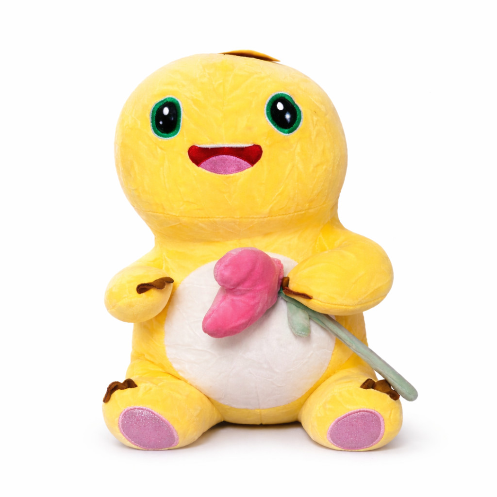Peluche Dinosaurio Tierno 💛🌸 - 40 cms