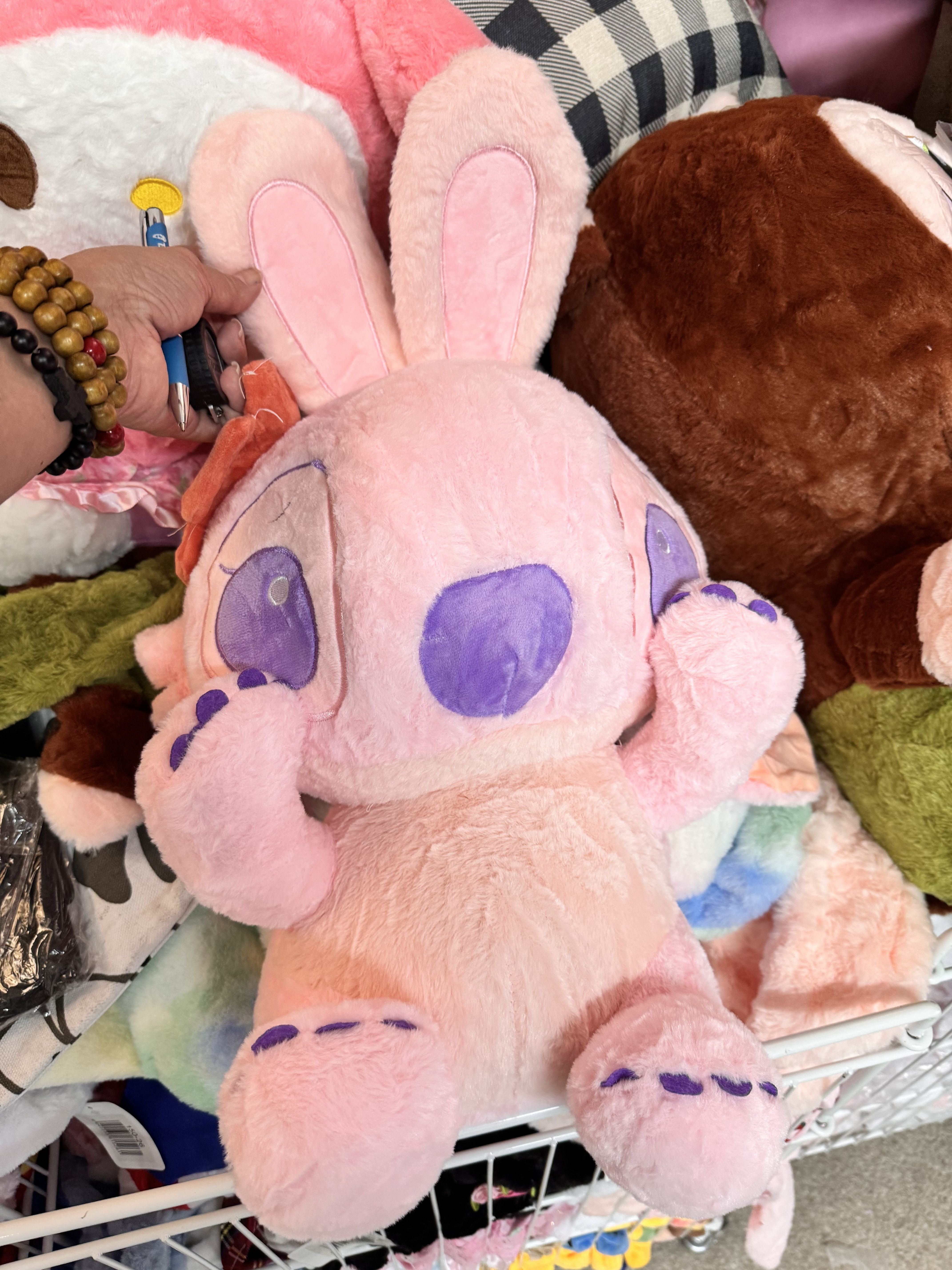 Peluche Stitch Rosa 💖🐰 - 50 cms