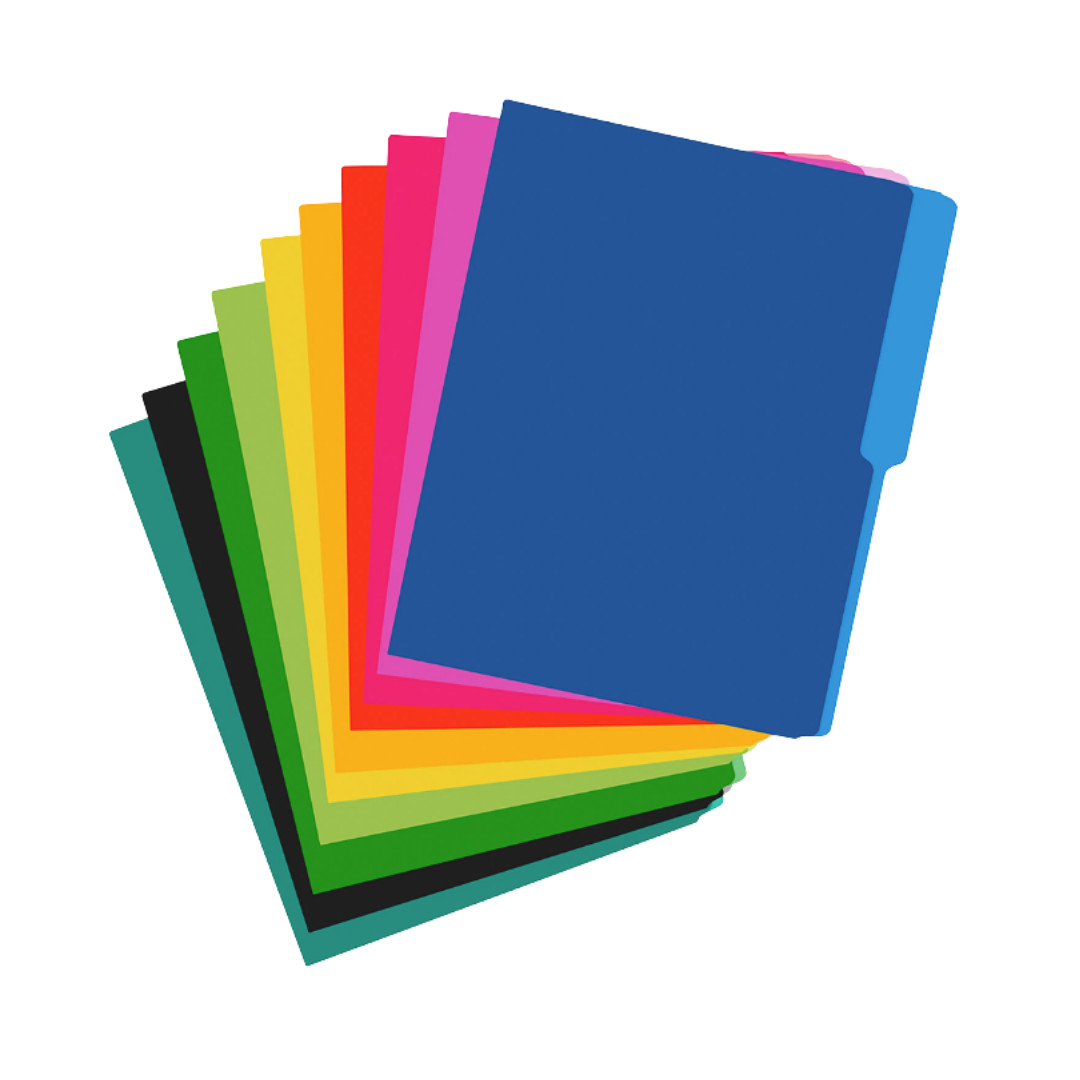 Folder de color t/c