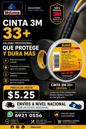 Cintas Adhesivas Aislante 3M 33+