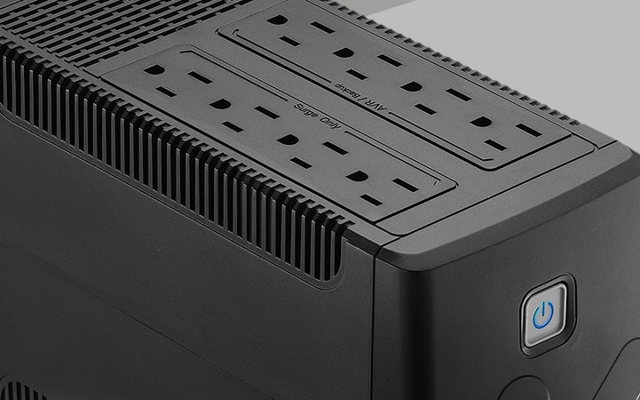 XTECH Battery backup  Line interactive 750VA/375W