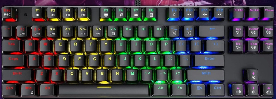 Teclado PICTEK PC244A Negro