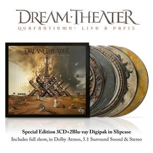 Dream Theater - Quarantième: Live à Paris (With Blu-ray, Digipack Packaging, Slipsleeve/Digsleeve Packaging)