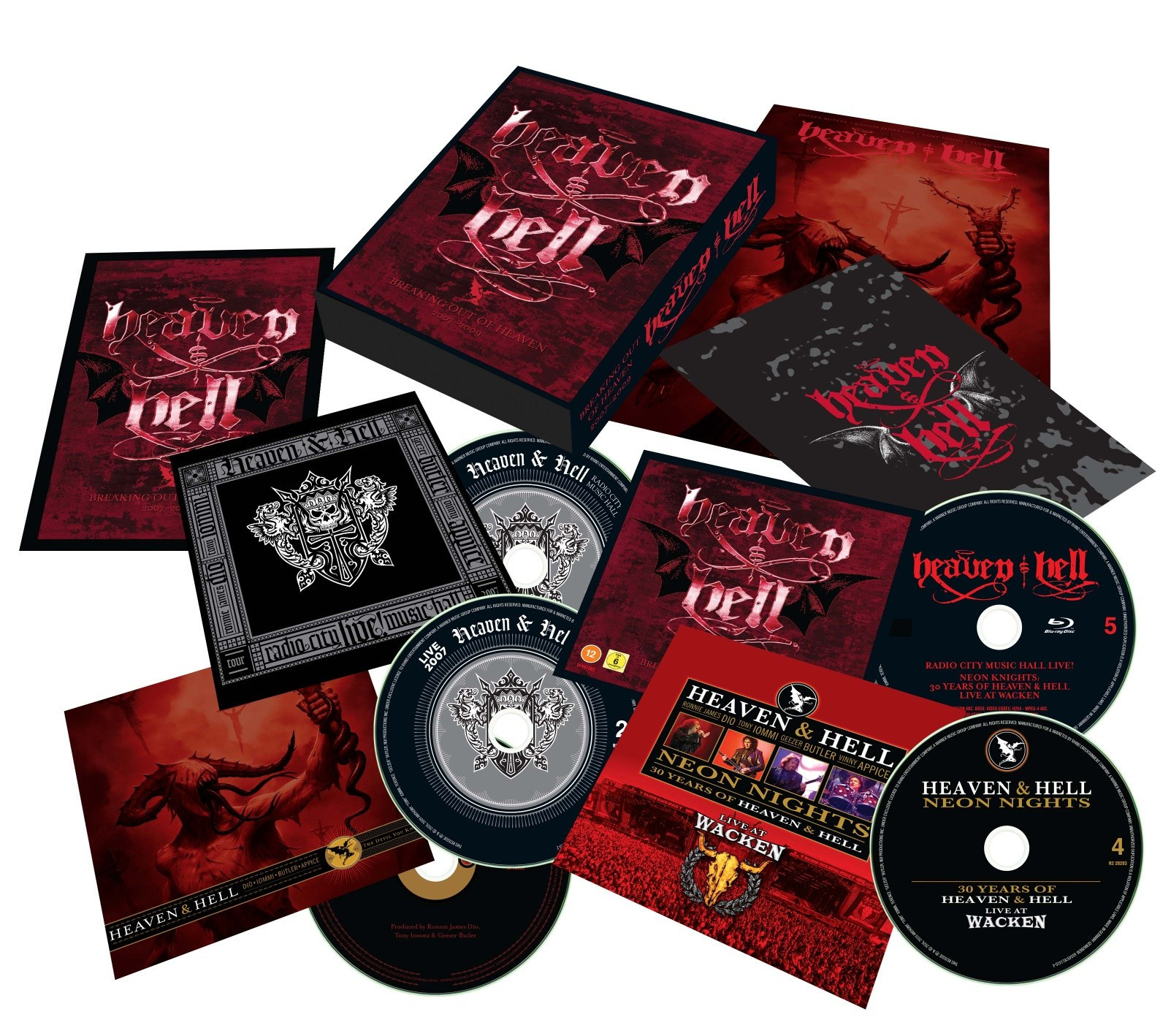 Heaven & Hell - Breaking Out Of Heaven 2007 - 2009 (4CD/1BD) 