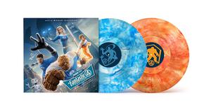 The Fantastic Four: First Steps Soundtrack Blue Marble/Orange Marble