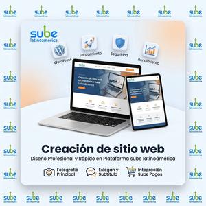 Creación de Sitio Web en Plataforma de Sube Latinoamérica
