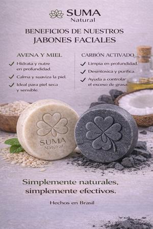 JABÓN FACIAL SUMA ARTESANAL (piel normal o grasa)