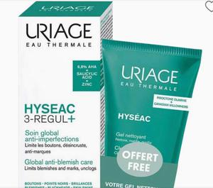 Uriage Kit Hyséac 3-Regul + Piel Grasa 40ml + Hyséac Gel Limpiador 50ml