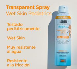 ISDIN Fotoprotector Transparent Spray WET SKIN Pediatrics SPF 50+
