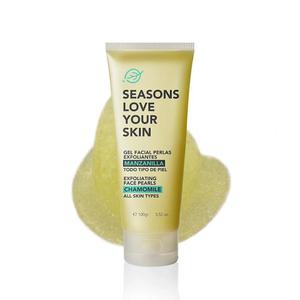 Seasons Gel Facial Perlas Exfoliantes - Manzanilla