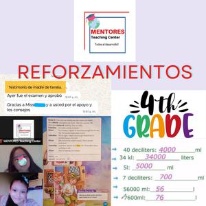 Reforzamientos Preparatoria y Primaria Individuales