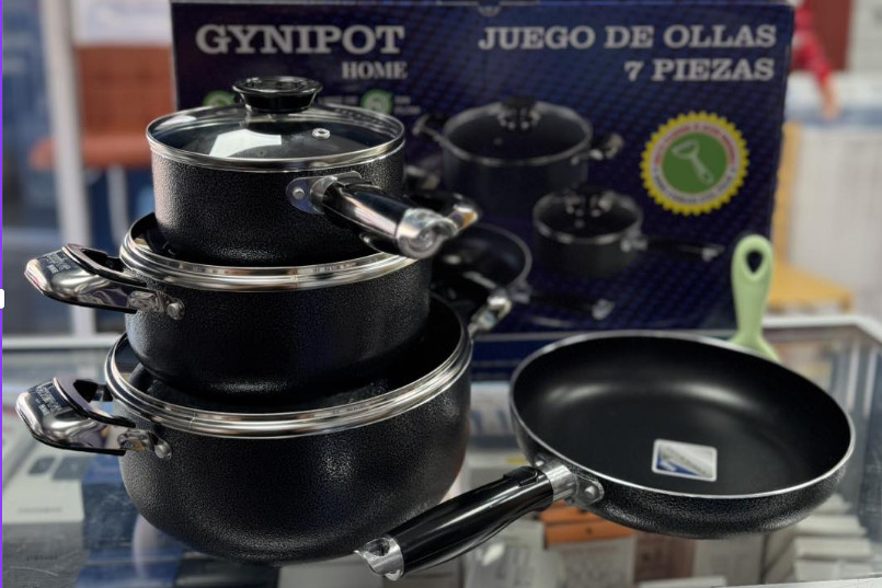 Juego de ollas Gynipot Teflón 5 piezas