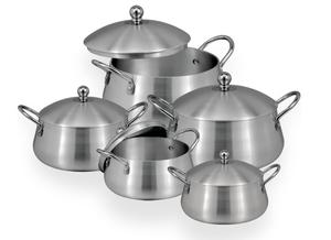 Set Ollas Aluminio 10 piezas Cooking Pot