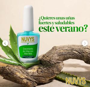  Tratamiento orgánico para el crecimiento de uñas Nuvys con aloe vera