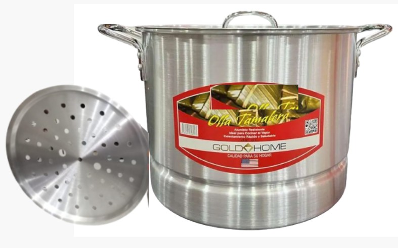 Olla Vaporera Aluminio 16 QT