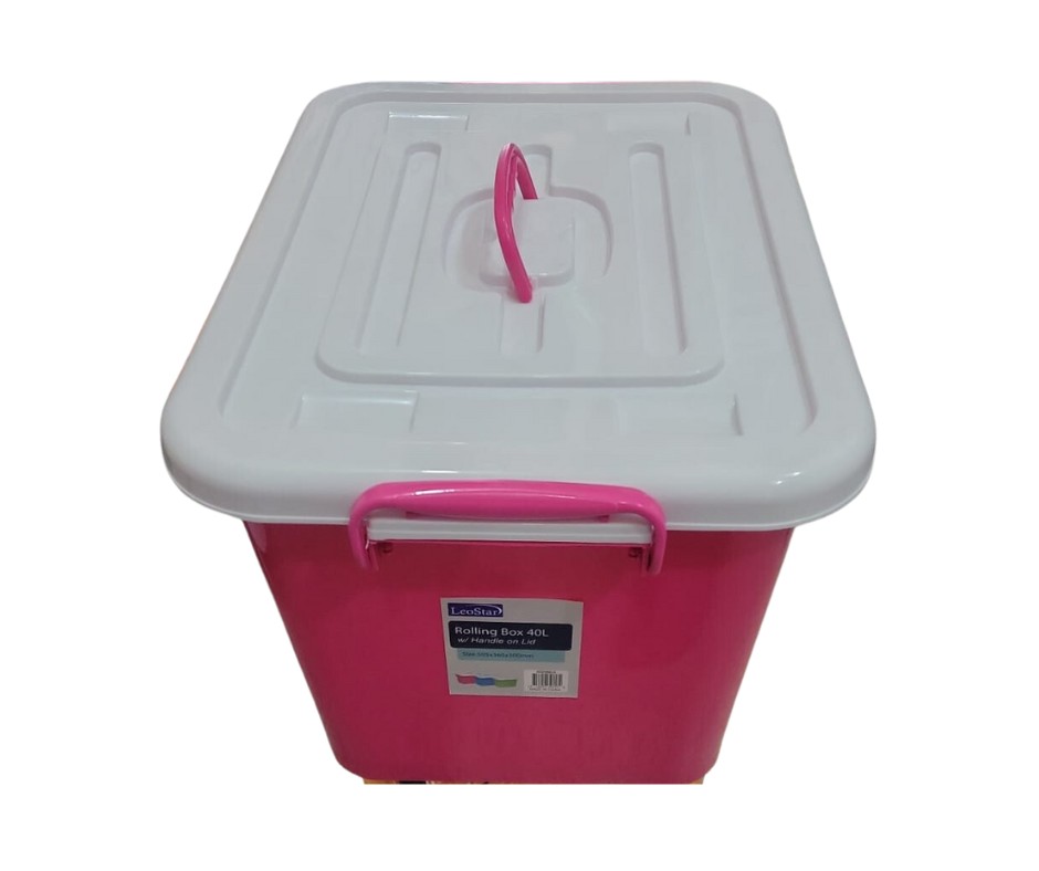 Caja organizadora con llantas 40litros