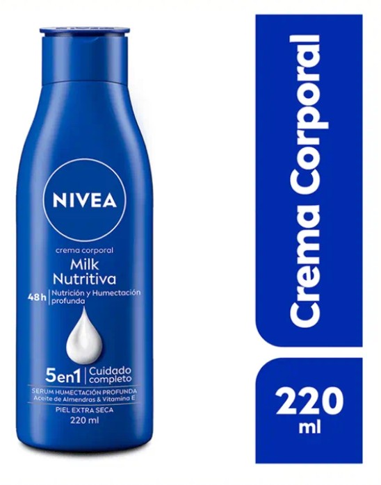 Crema corporal Nivea MILK NUTRITIVA 200 ml