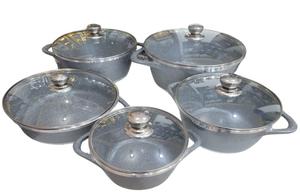 Juego de ollas WK Ceramica 5Piezas