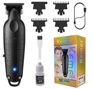 KEMEI 2299 con hoja en T, recargable inalámbrica, 7000 RPM