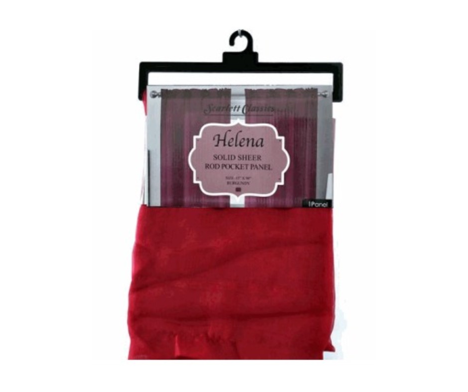 Cortina para Sala 55x90"