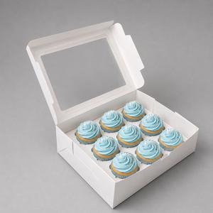CAJA PARA 12 CUPCAKES