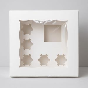 CAJA MINI CAKE Y 5 CUPCAKE