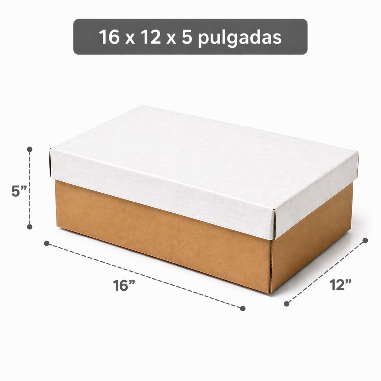 CAJA PASTEL RECTANGULAR 16X12X5
