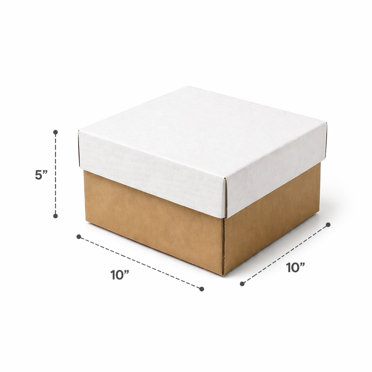 CAJA PASTEL CUADRADA 10X10X5