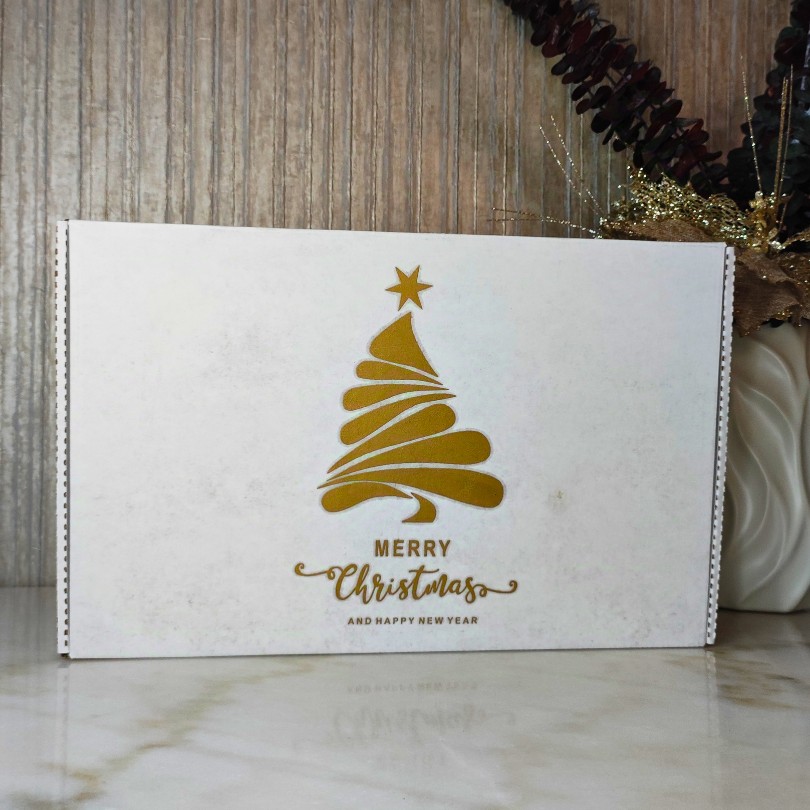 CAJA BLANCA NAVIDAD 8x6x3